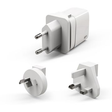 Silicon-Power Lader Wall Charger QM16 20W USB/Typc Whi
