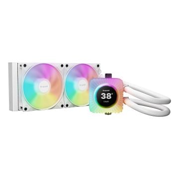 be quiet! LIGHT LOOP IO LCD 240mm White - Waterkoeler