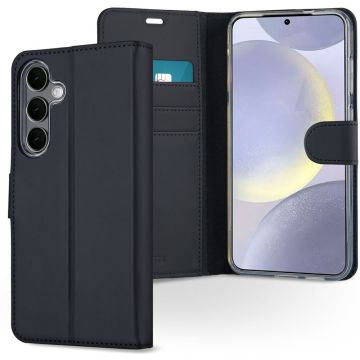 Accezz Wallet Softcase Bookcase Samsung Galaxy S25 Plus - Zwart