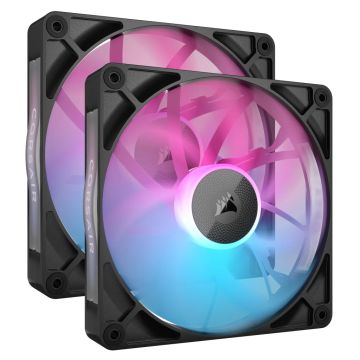 CORSAIR iCUE LINK RX140 RGB Starters Kit Black - Ventilator