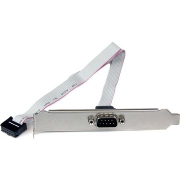 StarTech.com 40cm 9-pins Serieel Mannelijk naar 10-pins Moederbord Slotplaatje - Serieel paneel