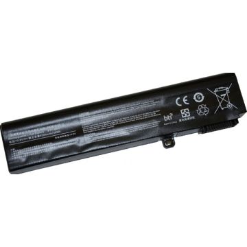 BTI - Batterij voor laptopcomputer (gelijk aan: MSI BTY-M6H, MSI 3ICR1966-2)