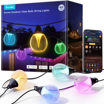 Govee Outdoor Clear Bulb String Lights - Slimme verlichting
