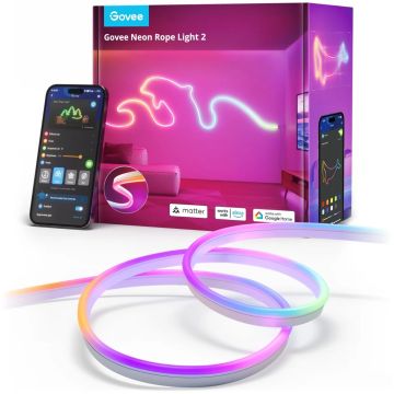 Govee Neon Rope Light 2s White - LED-strip