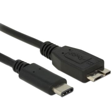 DELOCK USB3.1 Kabel C -> micro B St/Bu 0.50m zwart
