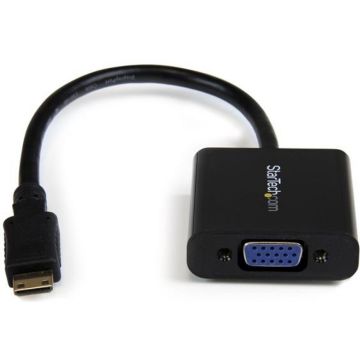 StarTech.com Mini HDMI® to VGA Adapter Converter for Digital Still Camera  Video Camera - 1920x1080