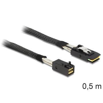 DELOCK SAS Kabel Mini SAS HD -> Mini SAS 36Pin St/St 0.50