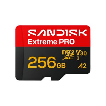 Sandisk Extreme Pro microSD UHS-I 256GB - Flashgeheugenkaart