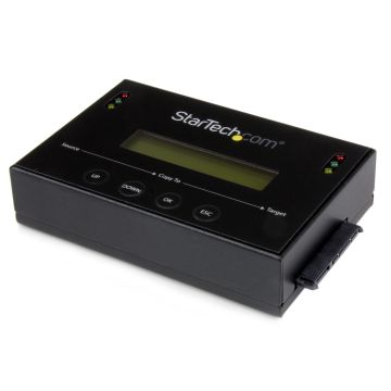 StarTech.com 11 Standalone Hard Drive Duplicator with Disk Image Library Manager For Backup & Restore, Store Several Images on one 2.53.5 SATA Drive, HDDSSD Cloner, No PC Required - TAA Compliant