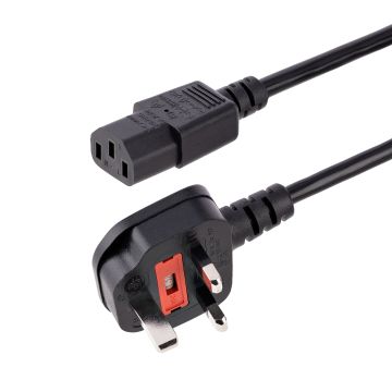StarTech.com 3 m VK computervoedingskabel - 3-pins netkabel