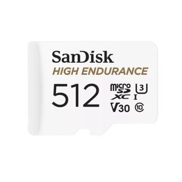 SanDisk High Endurance microSDHC V30 512GB - Flashgeheugenkaart