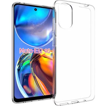 Accezz Clear Backcover Motorola Moto E32 / E32s - Transparant