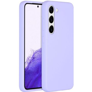 Accezz Liquid Silicone Backcover Samsung Galaxy S23 - Paars