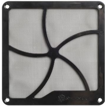 SilverStone FF141B - Ventilatorgrill met filter