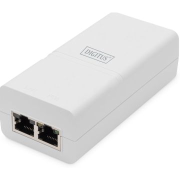 DIGITUS Gigabit Ethernet PoE Injektor 802.3at 30W weiß