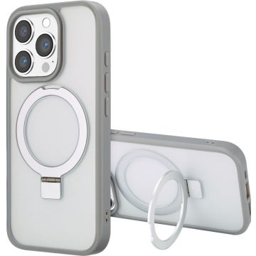 Accezz Ring Stand Backcover met MagSafe iPhone 16 Pro Max - Grey