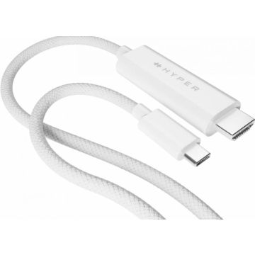 4K USB-C to HDMI Cable White