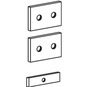 Ergotron - Bevestigingscomponent (instelbare muurbeugel montageset)