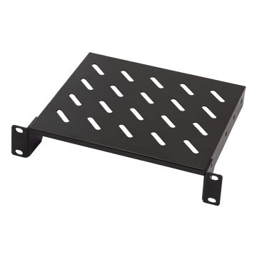 Logilink Fachboden 10"-Rackeinbau 200mm, 1HE, schwarz