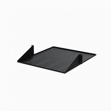 StarTech.com 2U Vented 19" 2-Post Network Rack Cabinet Shelf, 20in Deep Center Mount Cantilever Tray Rackmount Shelf for AVData Equipment Enclosure with Cage Nuts & Screws 75lb Capacity - 2U Fixed Rack Shelf (CABSHF2POSTV2)