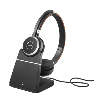 Jabra Evolve 65SE UC Stereo + Stand - Bluetooth Headset