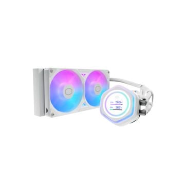 Cooler Master MasterLiquid Atmos II LCD 240 White - Waterkoeler