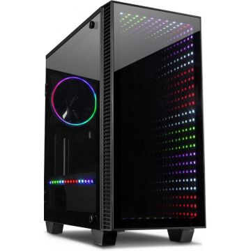 Inter-Tech Geh X-608 Infinity Micro met 1x120mm RGB-koeler