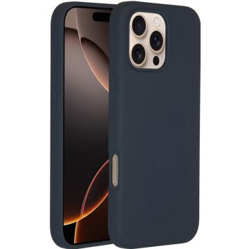 Accezz Liquid Silicone Backcover met MagSafe iPhone 16 Pro Max - Donkerblauw