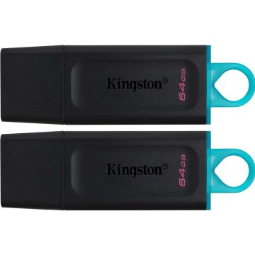 Kingston DataTraveler Exodia 64GB Black 2-pack - USB-Stick