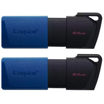 Kingston DataTraveler Exodia M 64GB Blue 2-Pack - USB-Stick