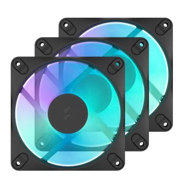 Fractal Design Dynamic 3 - 12 RGB Black 3-pack