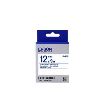 Epson LabelWorks LK-4WLN - Blauw op wit