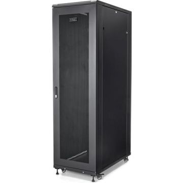 StarTech.com 42U Server Rack Cabinet - 4-Post Adjustable Depth (5.9" to 36.4") IT Network Equipment Rack Enclosure with Casters