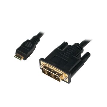 Logilink HDMI-Kabel mini HDMI to DVI M/M 1,0m black