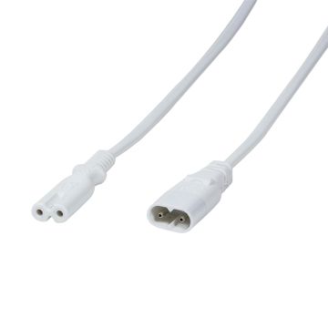Logilink Stroomkabel verleng, 2m, weiß