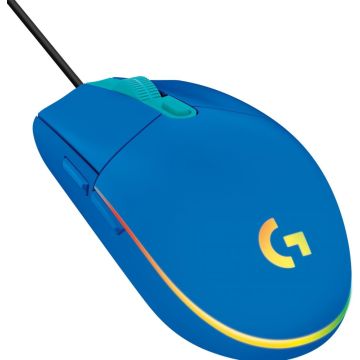 Logitech Gaming Mouse G203 LIGHTSYNC Blauw - Muis