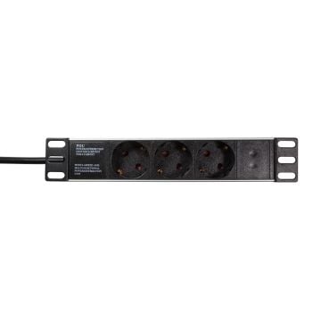 Logilink stekker omlijsting 10" 3fach zonder An/uit schakelaar