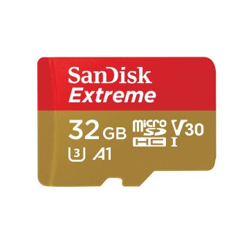 SanDisk Extreme microSDHC V30 32GB - Flashgeheugenkaart