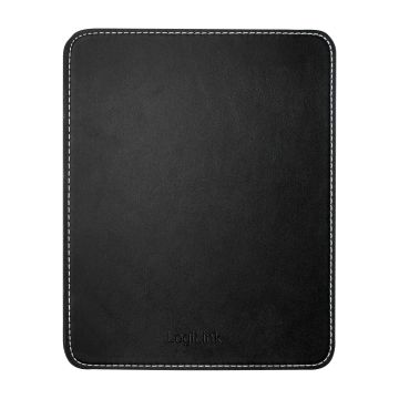Logilink muismat Leder Design zwart