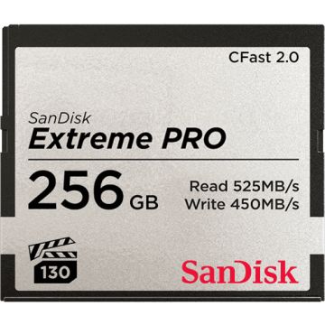 SanDisk Extreme PRO CFast 2.0 256GB - Flashgeheugenkaart