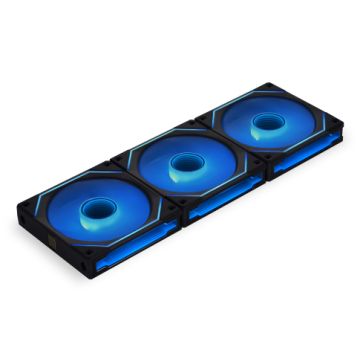 Lian Li Uni Fan SL-INF 120 Reverse RGB Triple Pack Black - Ventilator