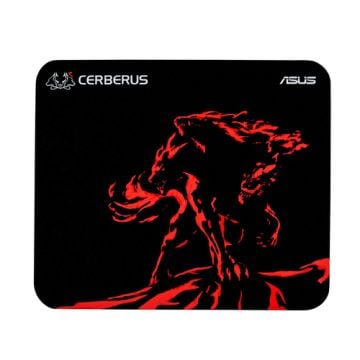 ASUS Cerberus Mat Mini Game-muismat Zwart, Rood