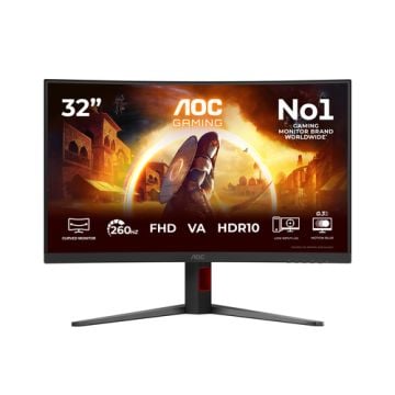 31.5I 16:9 VA 260HZ (OC NATIVE 240HZ) 1920X1080 HAS 130MM HDMI X 2X 2.0DP X 1X 1.4