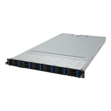ASUS RS501A-E12-RS12U LGA 6096 Rack (1U) Zwart, Zilver