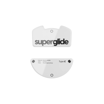 Superglide Version 2 Glass Skates for Razer Viper V3 Pro White - Muisvoeten