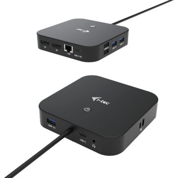i-Tec USB-C Dual Display Docking Station - Dockingstation