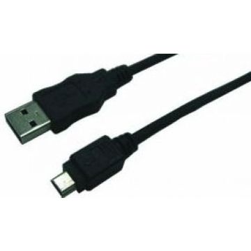 Cable Logilink USB 2.0 to Mini USB 1.8m M/M black