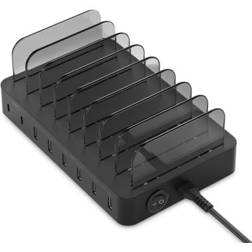 CONCEPTRONIC Lader 8Port 75W,2xUSB-C/6xUSB-A PD Desktop