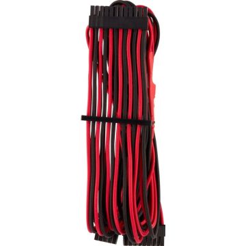 Cable PSU Corsair Type4 ATX with Comb Premium Individually Sleeved 24Pin Cable Red/Black