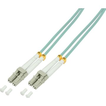 Glasfaser Patchkabel OM3 50/125Ã LC-LC 10m
